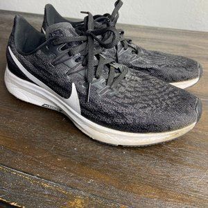 Black Nike Air Zoom Pegasus 36 running shoes